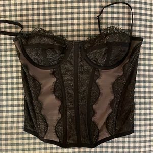 Urban outfitters black corset